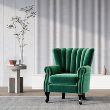 Green Velvet Upholstered