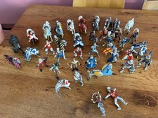 Papo Schleich ELC Britain's Knights and Horses Job Lot (39 pieces) 