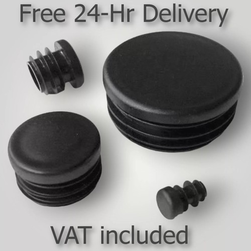 Round plastic end caps for - plastic,