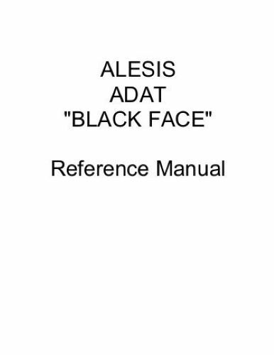 Alesis adat blackface - adat,