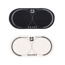 EQ Double Pedal Patch Bass Drum Patch Drumhead Kick Pad Protector Black or White