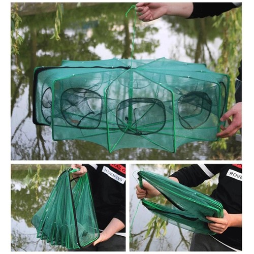 Holes foldable fishing trap - holes,
