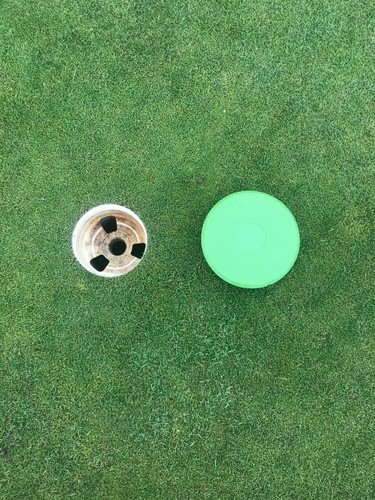 Golf green putting hole - jl,