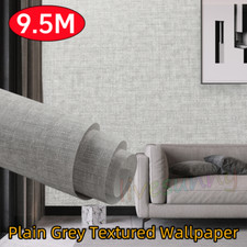 Plain Grey Textured Wallpaper