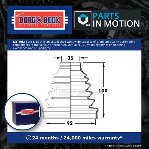 Joint boot fits honda - cv,