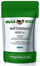 NATTOKINASE TABLETS 6000 FU - BLOOD PRESSURE, CIRCULATION, CLOTTING - MEGAVITES