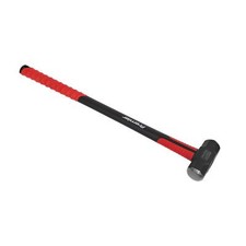 Sledge Hammer 10lb Fibreglass Shaft Heavy Duty Carbon Steel Head Rubber Grip