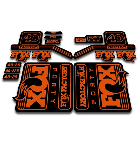 Fox factory fork stickers - fork,
