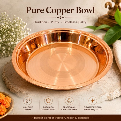 Pure copper parat flour atta - pure,