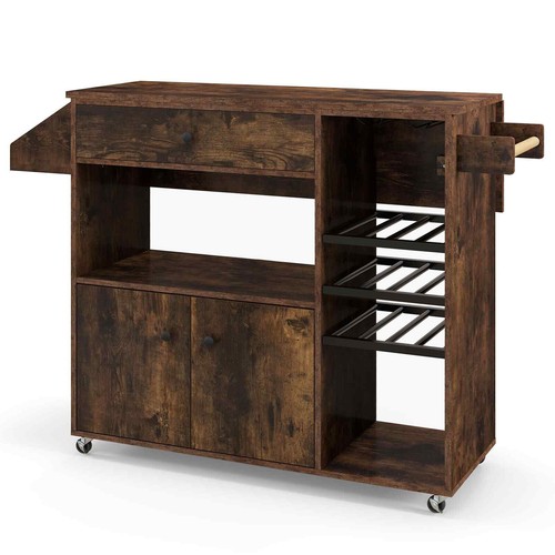 Mobile buffet serving cart - buffet,