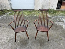A Pair of Vintage Ercol  Armchairs / Ercol Carver Chairs