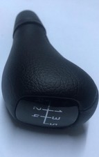 Mercedes-Benz W124 W201 Manual Gear Shift Knob ? Black Leather 5-Speed LHD