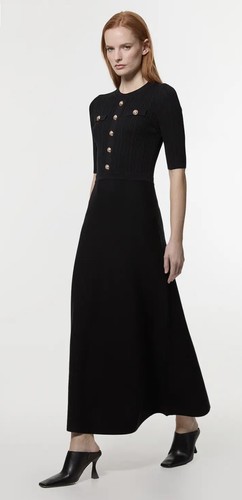 Karen millen navy rib knit - karen,