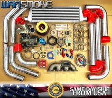 Red for 1.6L B6ZE Miata NA MX5 323 Capri T3 Turbo Kit Manifold Intercooler BOV