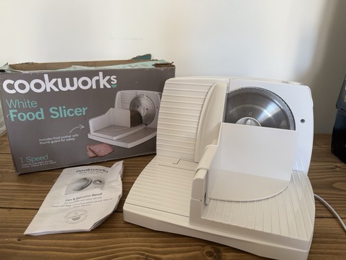 Cookworks white food slicer - cookworks,