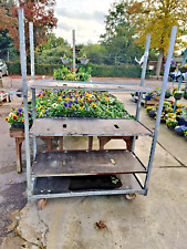 Dutch Plant Trolley Flowers Shelving Shed Greenhouse Movable Strong Storage