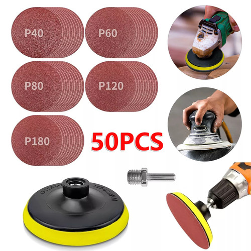 50pcs sanding disc kit hook - 50pcs, &
