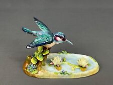 Crown Staffordshire J.T. JONES KINGFISHER Bird Porcelain 4 1/2" Figurine