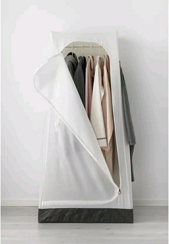 Ikea vuku wardrobe white - ikea, white,