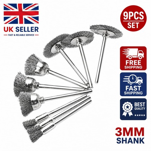 9pcs wire brush - wire, set