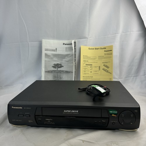 Panasonic hd640b vhs vcr - nv-hd640b,