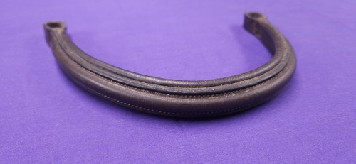 Full size brown leather raised - full,