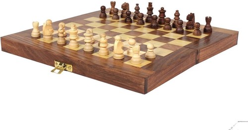 Wooden folding chess - folding, set