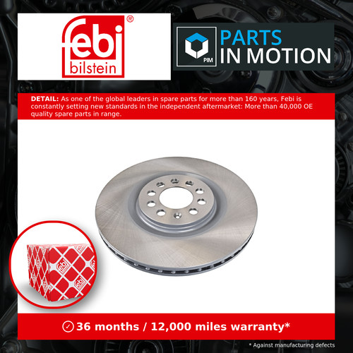 Brake discs pair - discs, vented