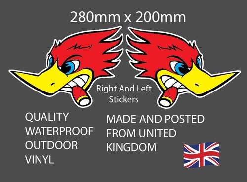 Woody woodpecker old skool car - woodpecker,