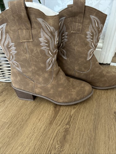Ladies brown midcalf - ladies,