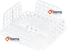 Guzzini - Tiffany, Table Napkin Holder- Transparent, 20 x 20 x h7,3cm – 3 CM