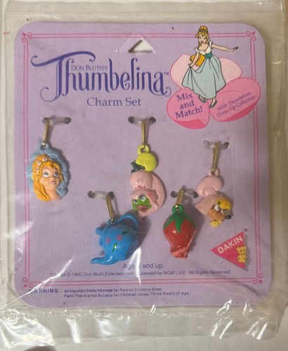 Vintage 1992 thumbelina charm - vintage,