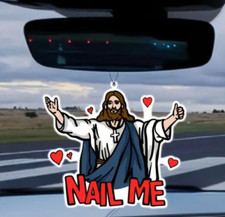 Jesus Nail Me Car Air