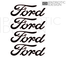 4x Ford logo Sticker Decals