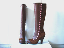 Miss L Fire Tan Suede Leather