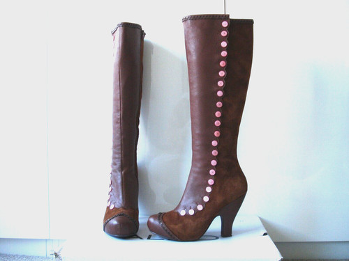 Miss fire tan - fire, suede