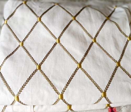 Beautiful linen trellis - linen,