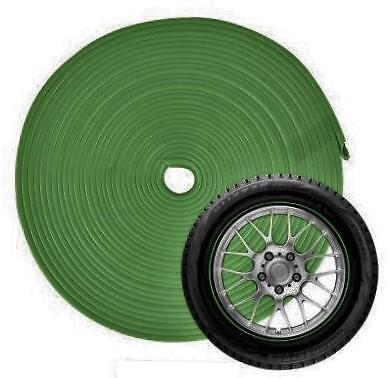 Dark green alloy wheel rim - dark,