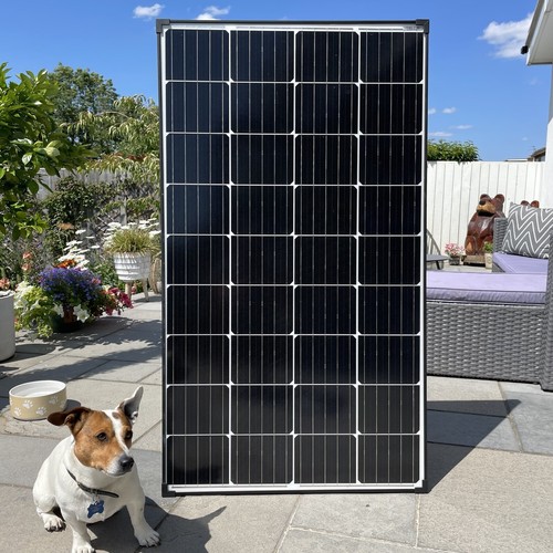 150w solar panel black frame - 150w,