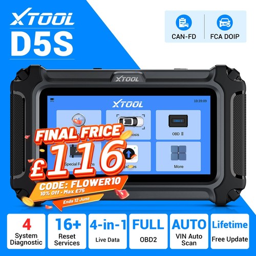Xtool d5s obd2 scanner - obd2, engine