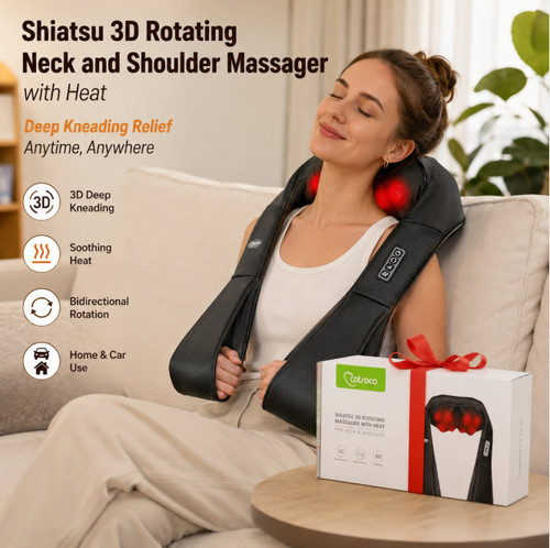 Kneading shiatsu neck back - kneading,