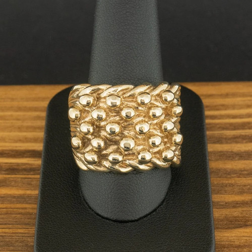 9ct yellow gold row - 9ct,