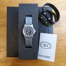 CWC GS SAPPHIRE WATCH BLACK