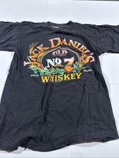 Vintage 1988 JACK DANIELS NO 7 T Shirt SIZE Women's Large ~WHISKEY