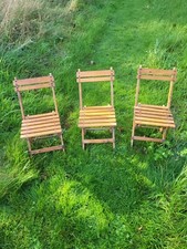 3 Vintage Childrens Wooden
