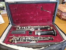 Cabart Paris Oboe W/low Bb 2 Cases Vintage 1965 Rare Instrument Original Owner