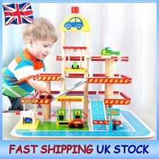 Wooden 3 Storey Garage Pretend