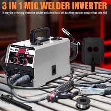 3 IN1 MIG WELDER INVERTER 270Amp MMA GASLESS TIG ARC/MIG WELDING MACHINE 220V UK