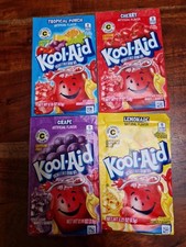 Kool-Aid Sachets 4 Flavours - Cherry, Grape, Lemonade, Tropical Punch 4.5g