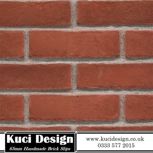 Handmade red brick - red,